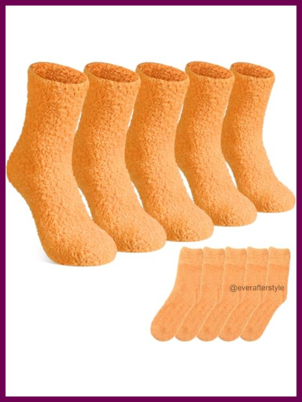 Fuzzy Coral Fleece Slipper Socks Crew Winter Warm 12 Pairs Gift